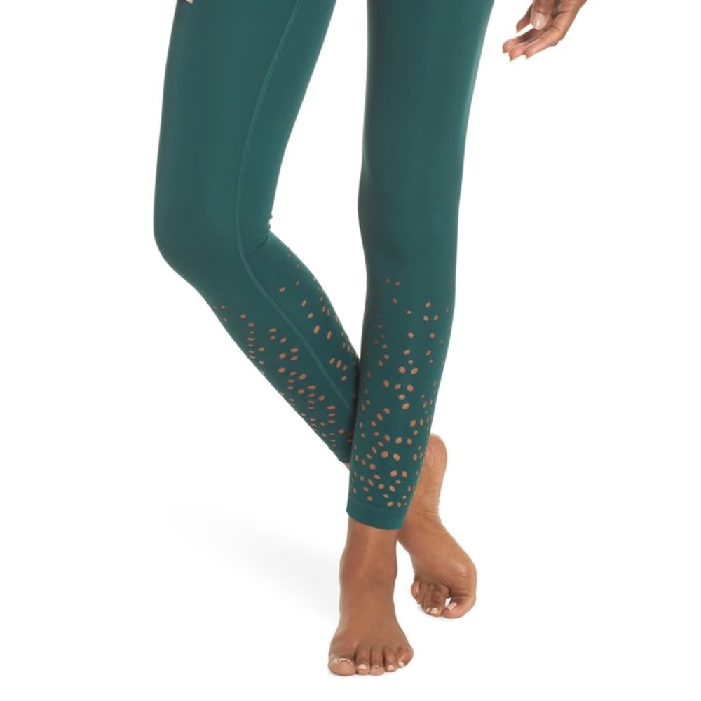 Zella Geo lasercut leggings (BLACK)